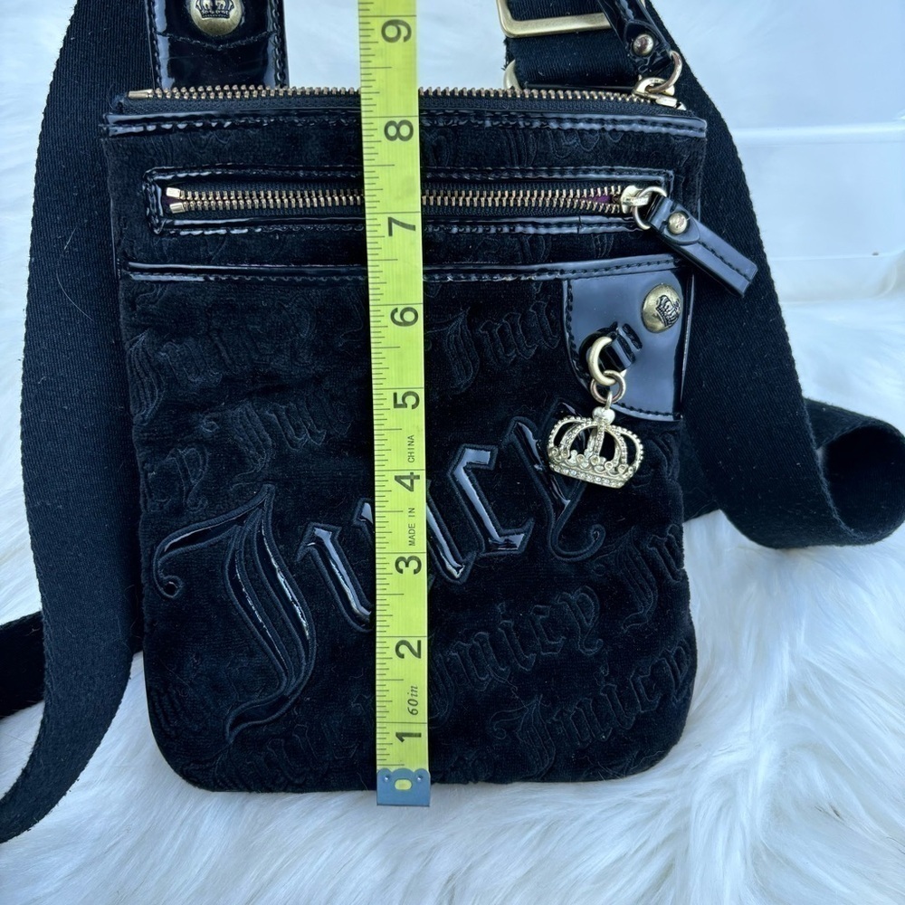 JUICE COUTURE SUEDE CROSSBODY BAG - Picture 8 of 10